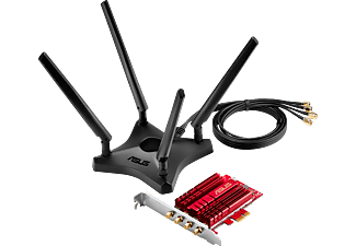 ASUS PCE-AC88 - Adaptateur PCIe Wi-Fi (Rouge)