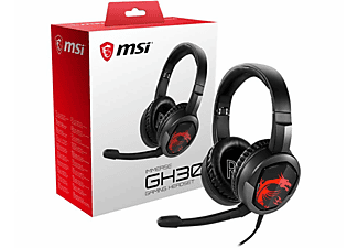 MSI GG Immerse GH30 Gaming Kablolu Kulak Üstü Kulaklık Siyah