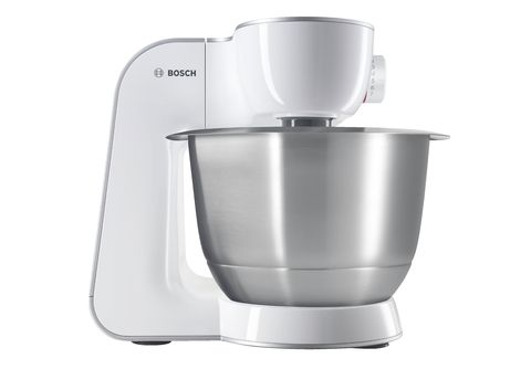 Küchenmaschine BOSCH MUM58W20 CreationLine Küchenmaschine Weiß/Silber  (Rührschüsselkapazität: 3,9 l, 1000 Watt) | MediaMarkt