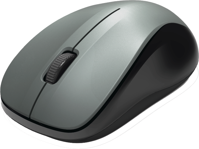 HAMA Draadloze muis MW-300 Grijs (182621)