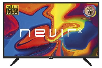 TV LED 40" - Nevir NVR-7707-40FHD2-N, FHD, HDMI, Reproductor multiformato, USB, Negro