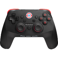 SNAKEBYTE FC Bayern München FCB NSW-Wireless Pro-Controller, Schwarz/Rot