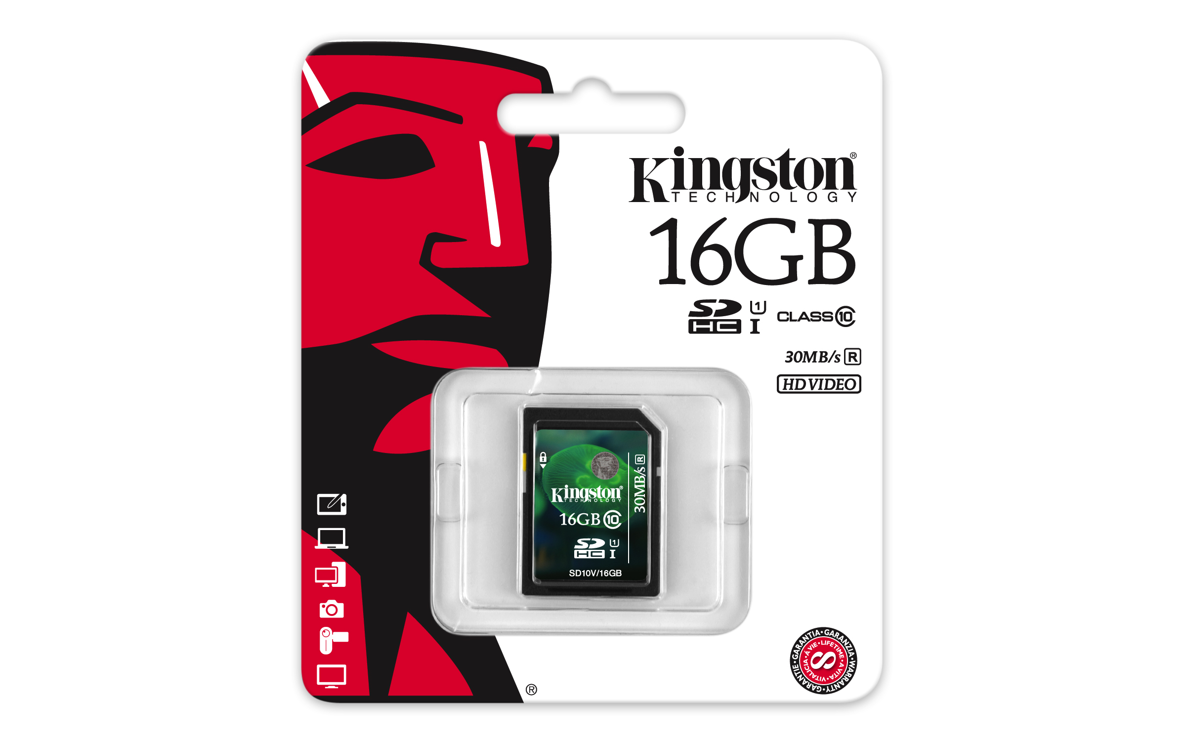 16GB SDHC CLASS 10 FLASH CARDEXT