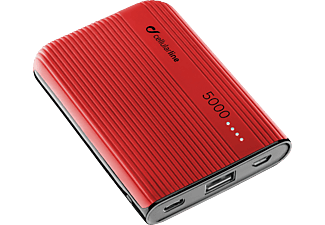CELLULARLINE PowerTank 5000 - Powerbank (Rouge)