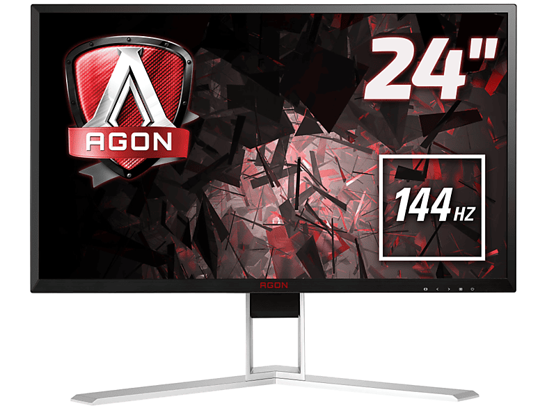 Aoc Agon Ag241qx 23.8 wide quad hd tn reacondicionado monitor gaming 1ms 144 hz 144hz 24 1 sync qhd multimedia 238 2x3w 2k 6096