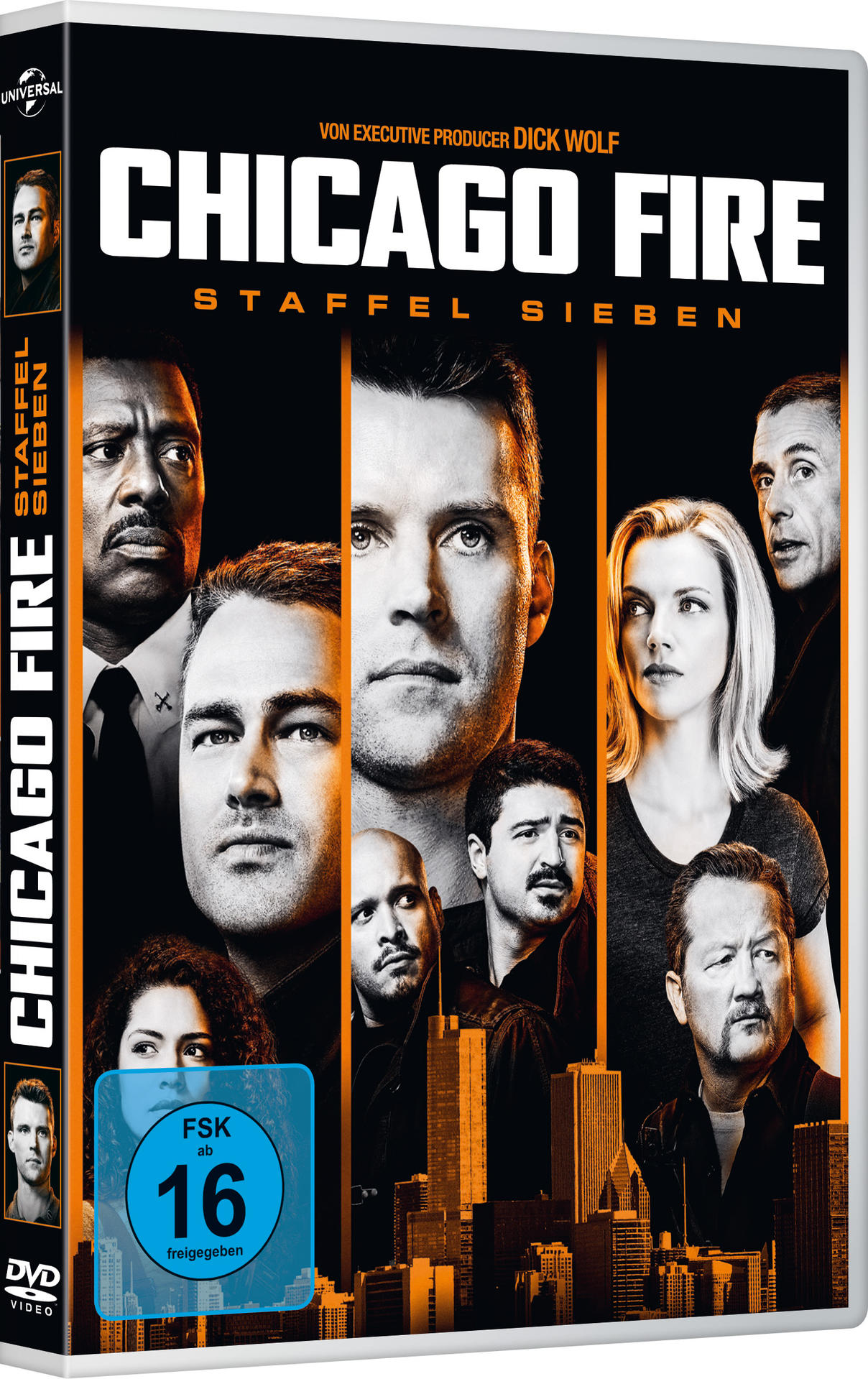 Chicago Fire DVD-Box-Set mit Besetzung.