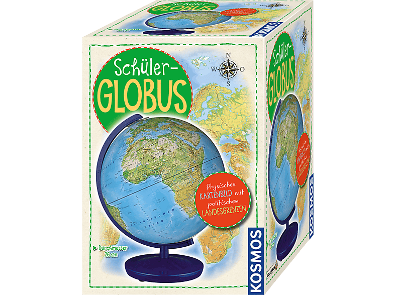 Globus, Schüler-Globus 673031 KOSMOS Mehrfarbig