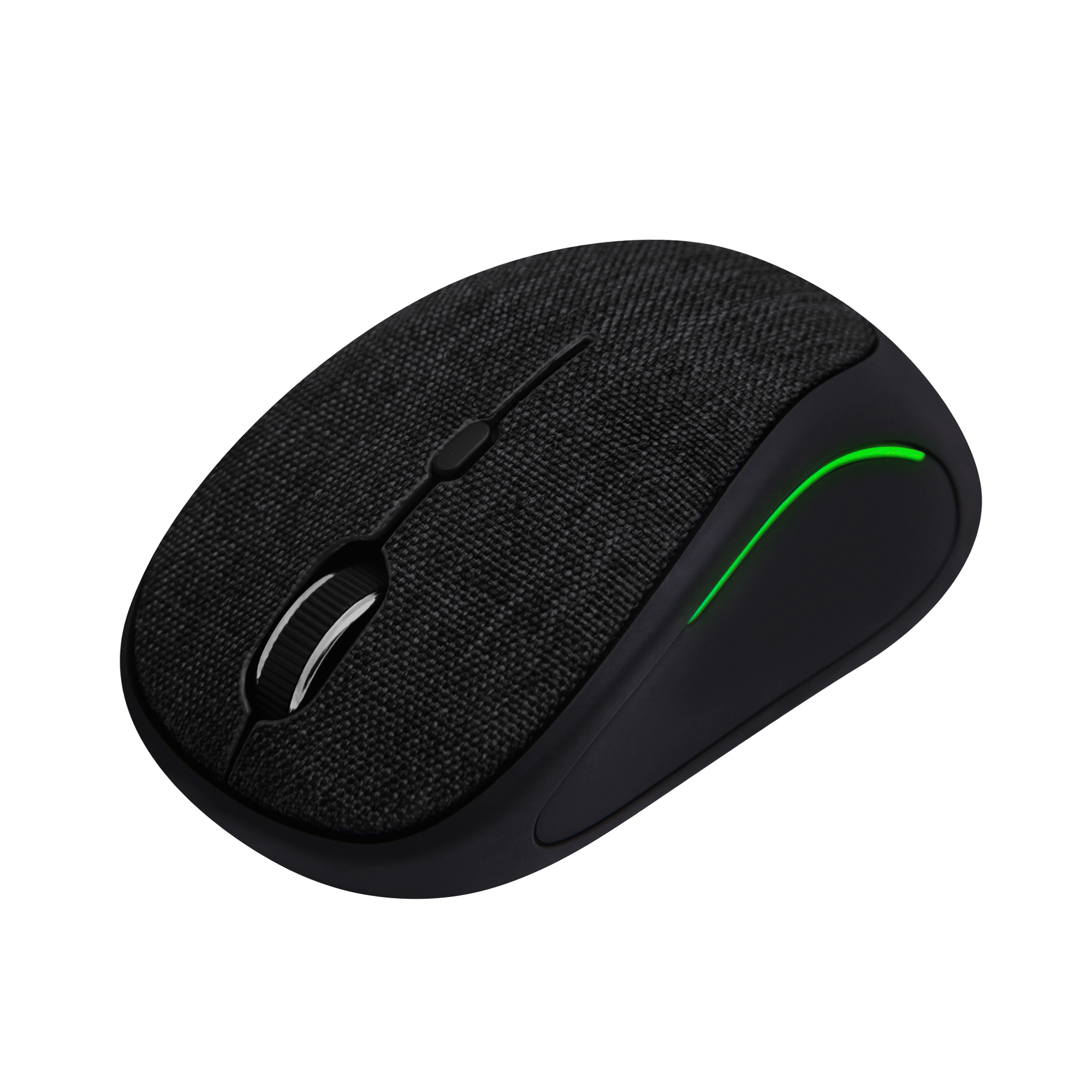 INCA IWM-300RG Kumaş Yüzey 7 LED Wireless Kablosuz Mouse Siyah/Gri