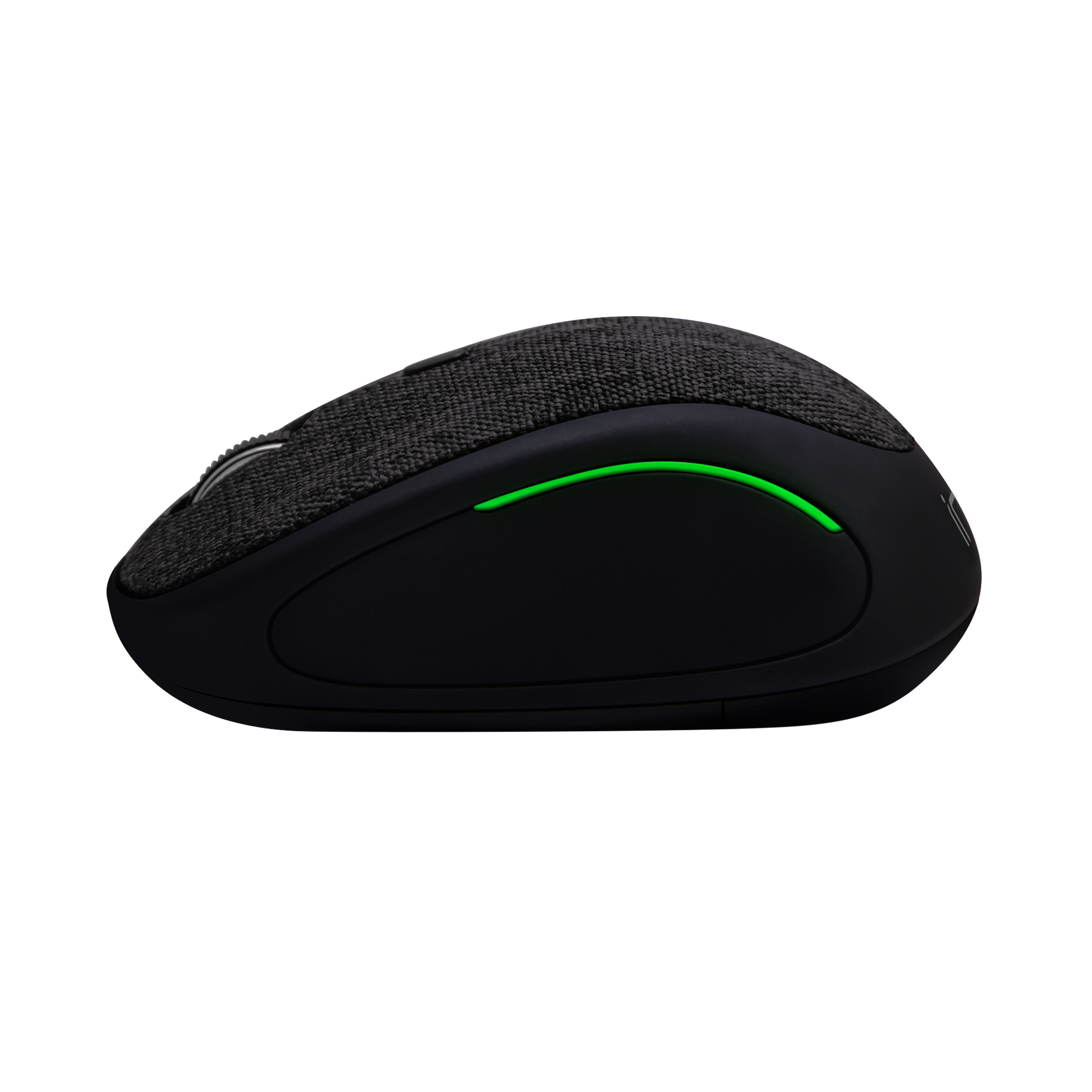 INCA IWM-300RG Kumaş Yüzey 7 LED Wireless Kablosuz Mouse Siyah/Gri