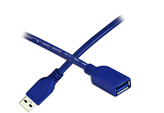 INCA USB To USB 3.0 2 Metre Uzatma Kablosu Mavi