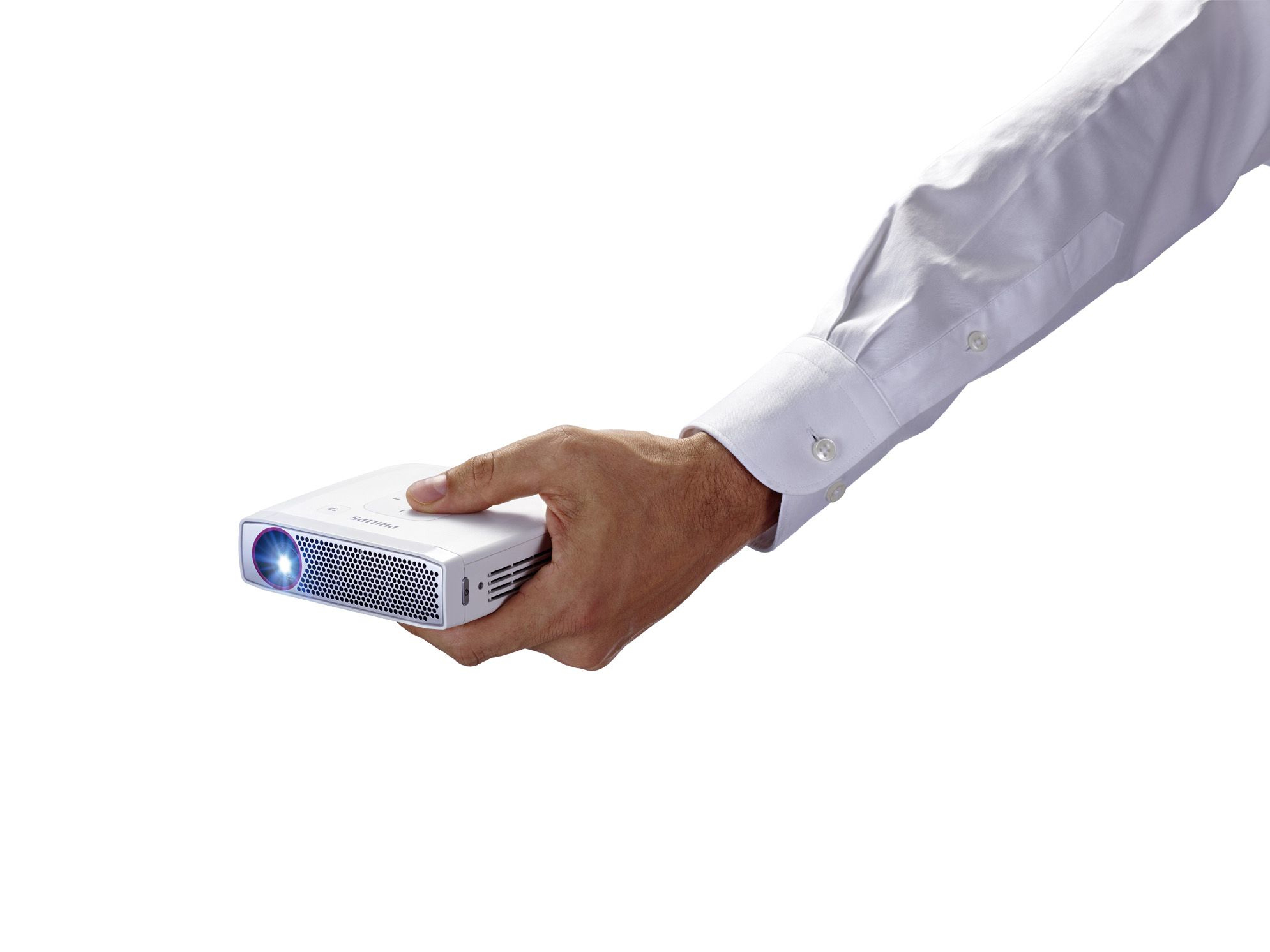 PHILIPS PICOPIX PLUS PPX 4835 EK Mini Beamer(HD, 350 Lumen)