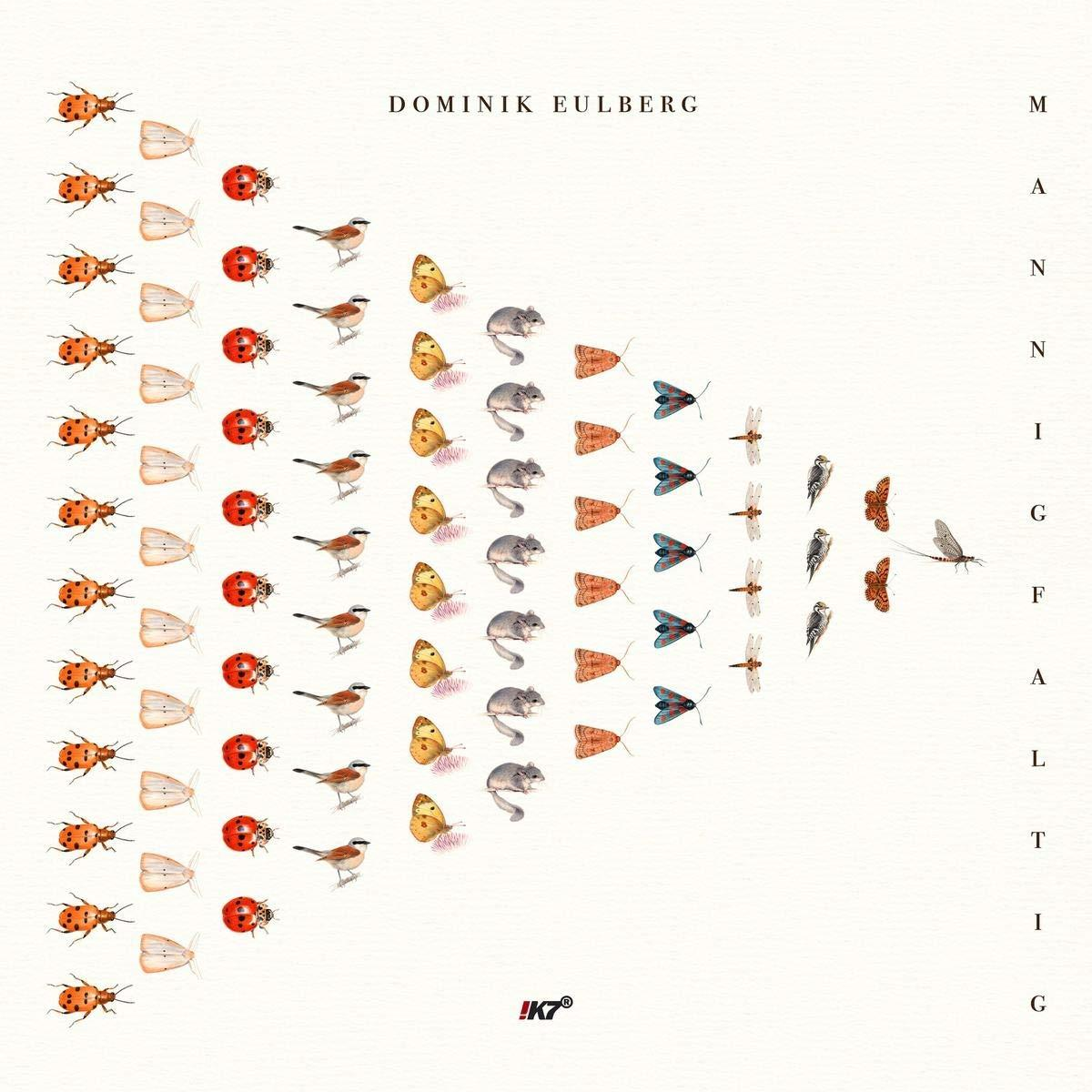 Diagramm mit Insekten und Tieren. Text: Dominik Eulberg, MANNIGFALTIG.