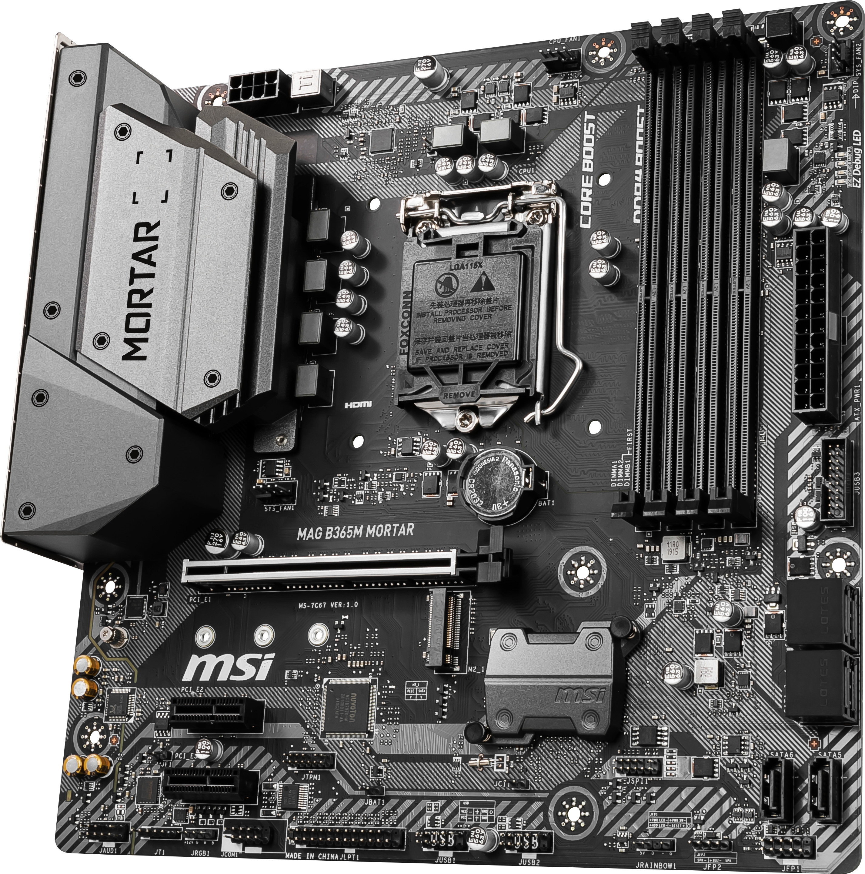 MSI MAG B365M MORTAR Mainboard Schwarz