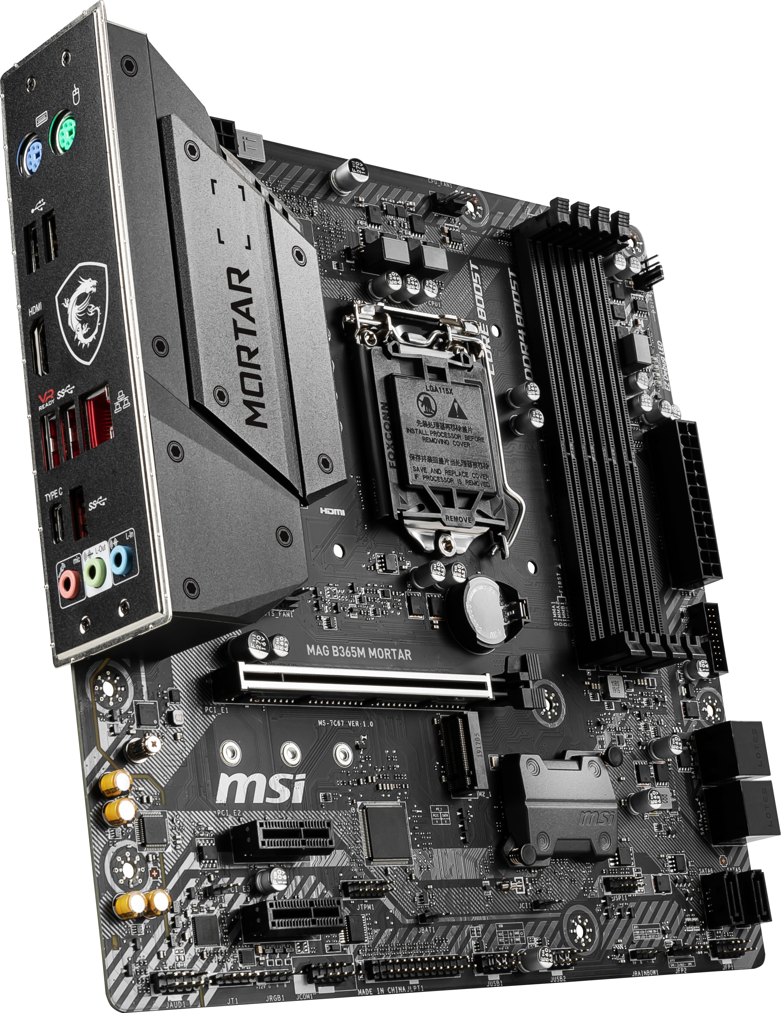 MSI MAG B365M MORTAR Mainboard Schwarz