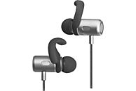 SBS Swing - Écouteurs Bluetooth (In-ear, Noir/Argent)