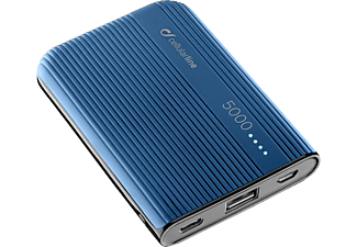 CELLULARLINE PowerTank 5000 - Powerbank (Blu)