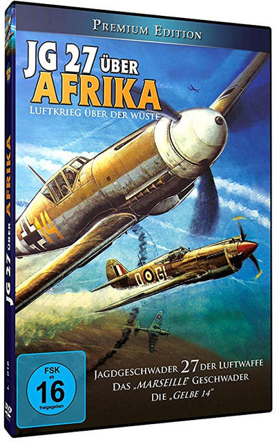 ÜBER JAGDGESCHWADER DVD NORDAFRIKA AFRIKA-LUFTKRIEG