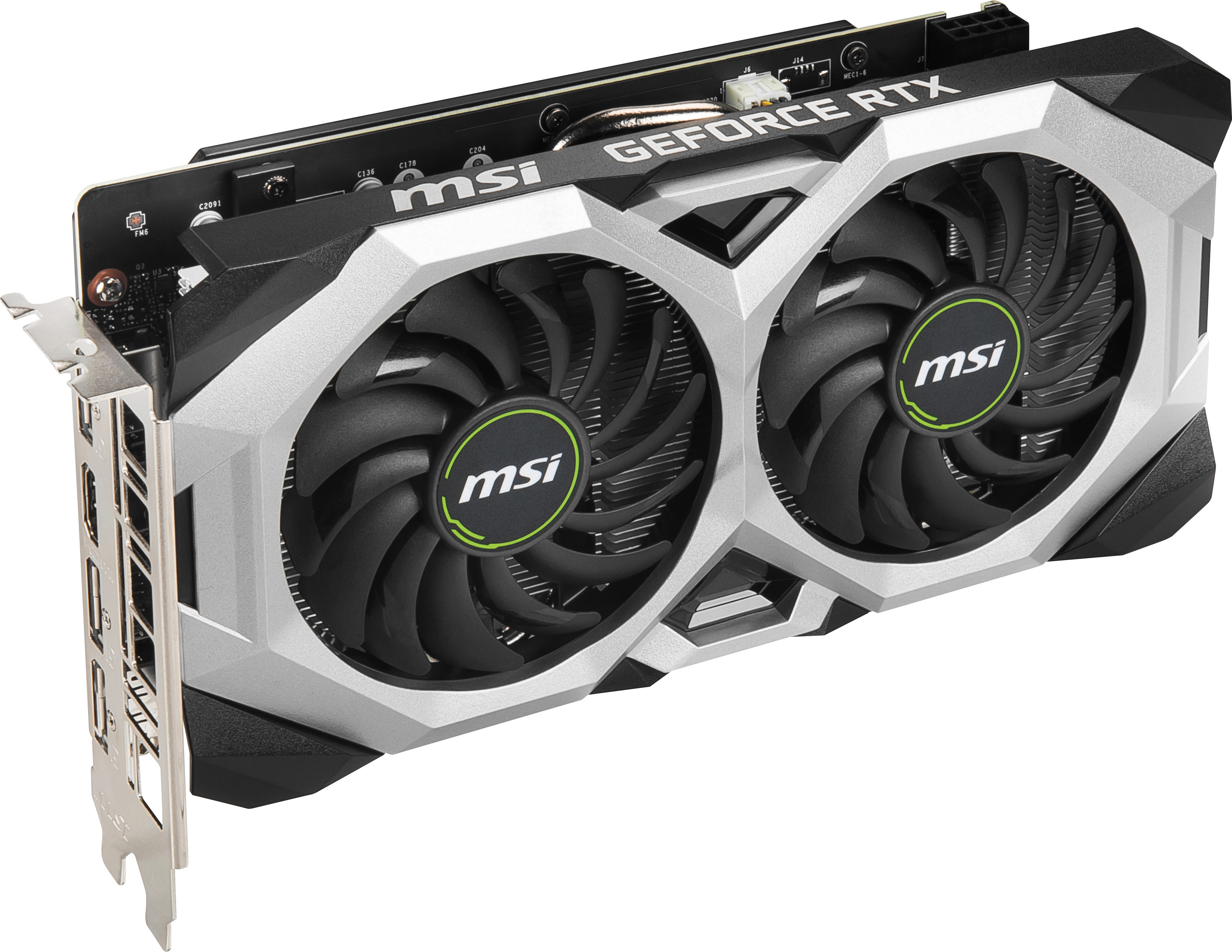 MSI GeForce® RTX 2060 SUPER™ VENTUS GP OC 8GB (V375-253R) (NVIDIA, Grafikkarte)