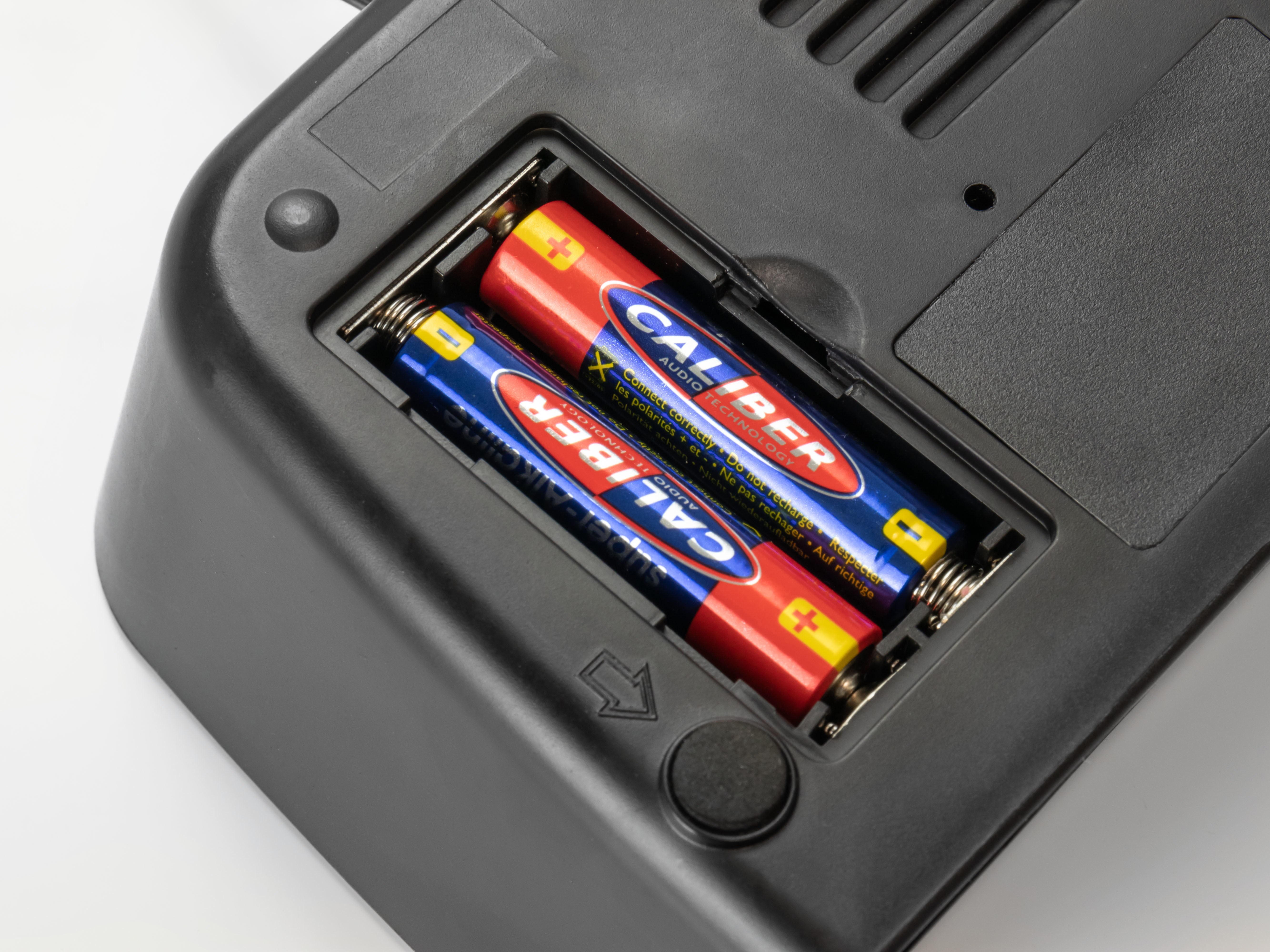CALIBER HCG014 UKW Uhrenradio, FM, Schwarz