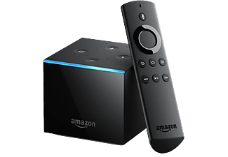 AMAZON Fire TV Cube mit Alexa-Sprachfernbedienung, Ultra HD, schwarz
