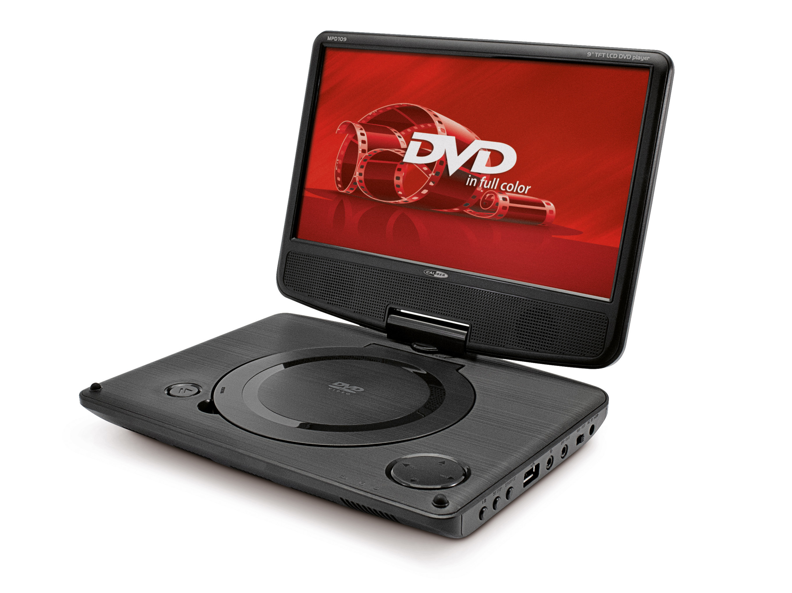 CALIBER MPD109 Portabler DVD Spieler, Schwarz