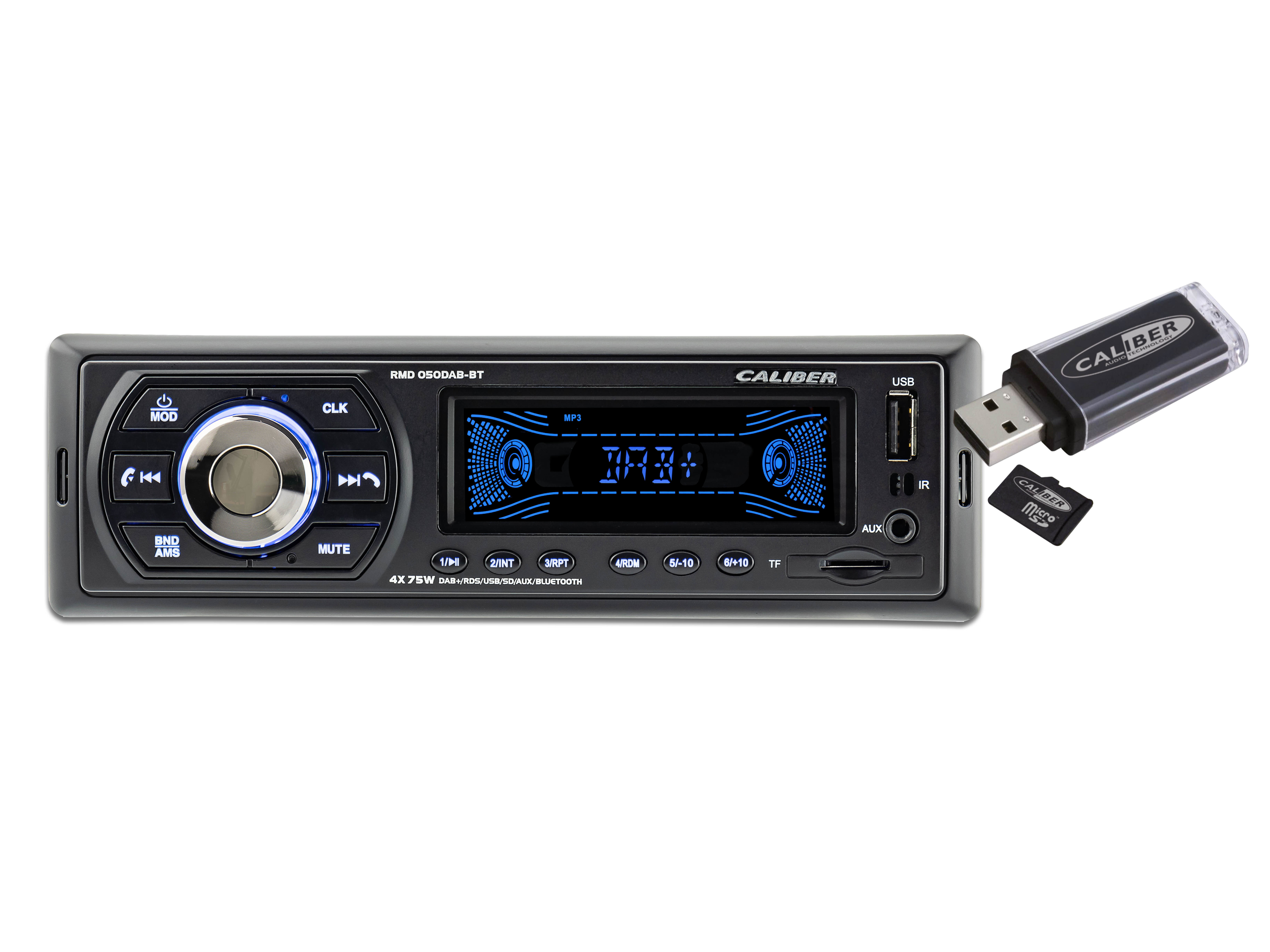 CALIBER RMD050DAB-BT Autoradio 1 DIN, 75 Watt
