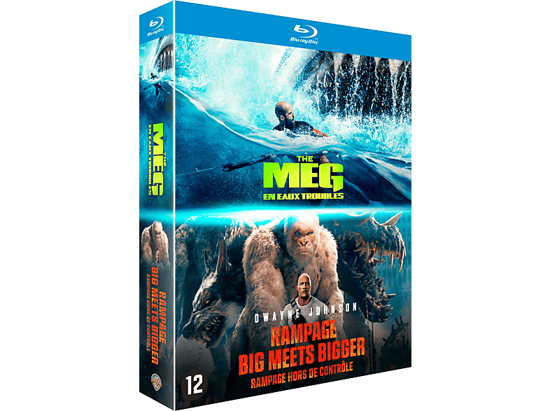 The Meg + Rampage Blu-ray