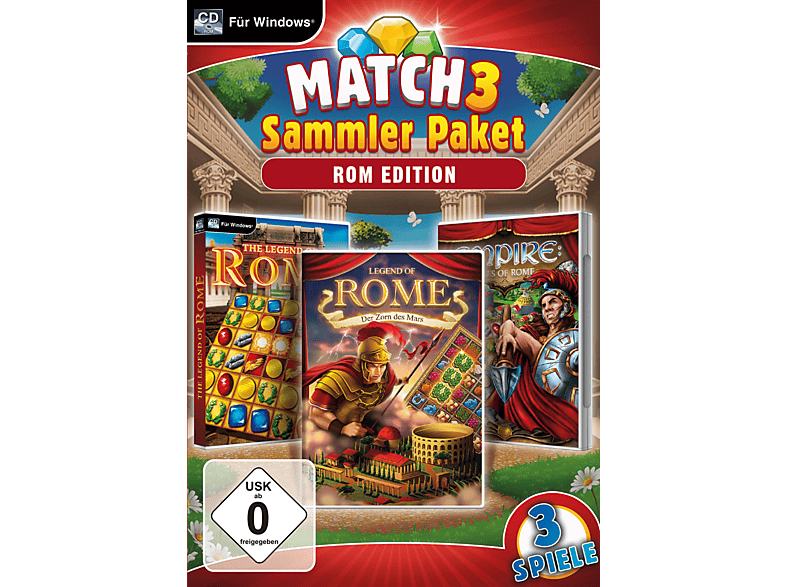 Match 3 Sammlerpaket - Rom Edition - [PC]