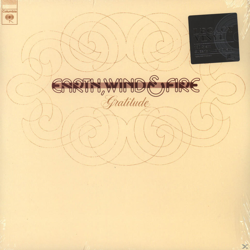 Vinyl-Schallplattencover für Earth, Wind & Fire, Gratitude.