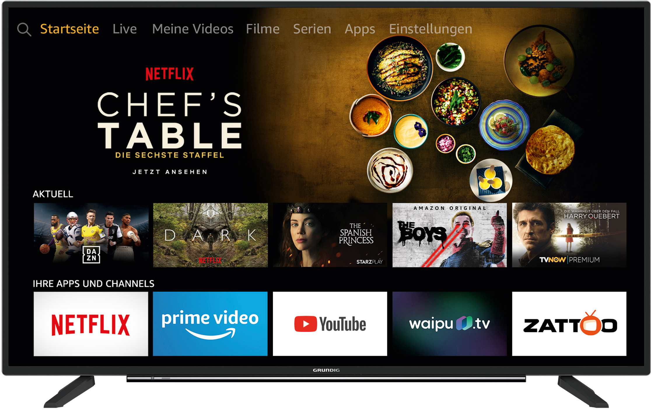 GRUNDIG 32GFB6062  LED TV (Flat, 32 Zoll / 80 cm, Full-HD, SMART TV, FireTV Experience)