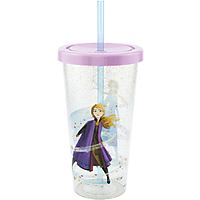 PALADONE PRODUCTS Frozen 2 Becher mit Strohhalm Becher, Mehrfarbig