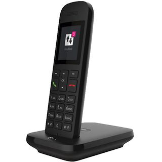 TELEKOM Sinus 12 mit Basis Telefon, Schwarz