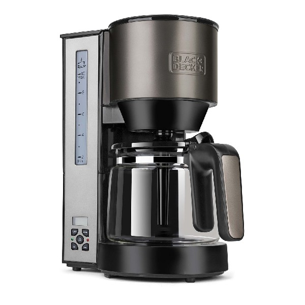 Black+decker Bxco1000e Cafetera goteo programable 1000 w 1.25 litros acero inoxidable decker soft filling 1000w 10