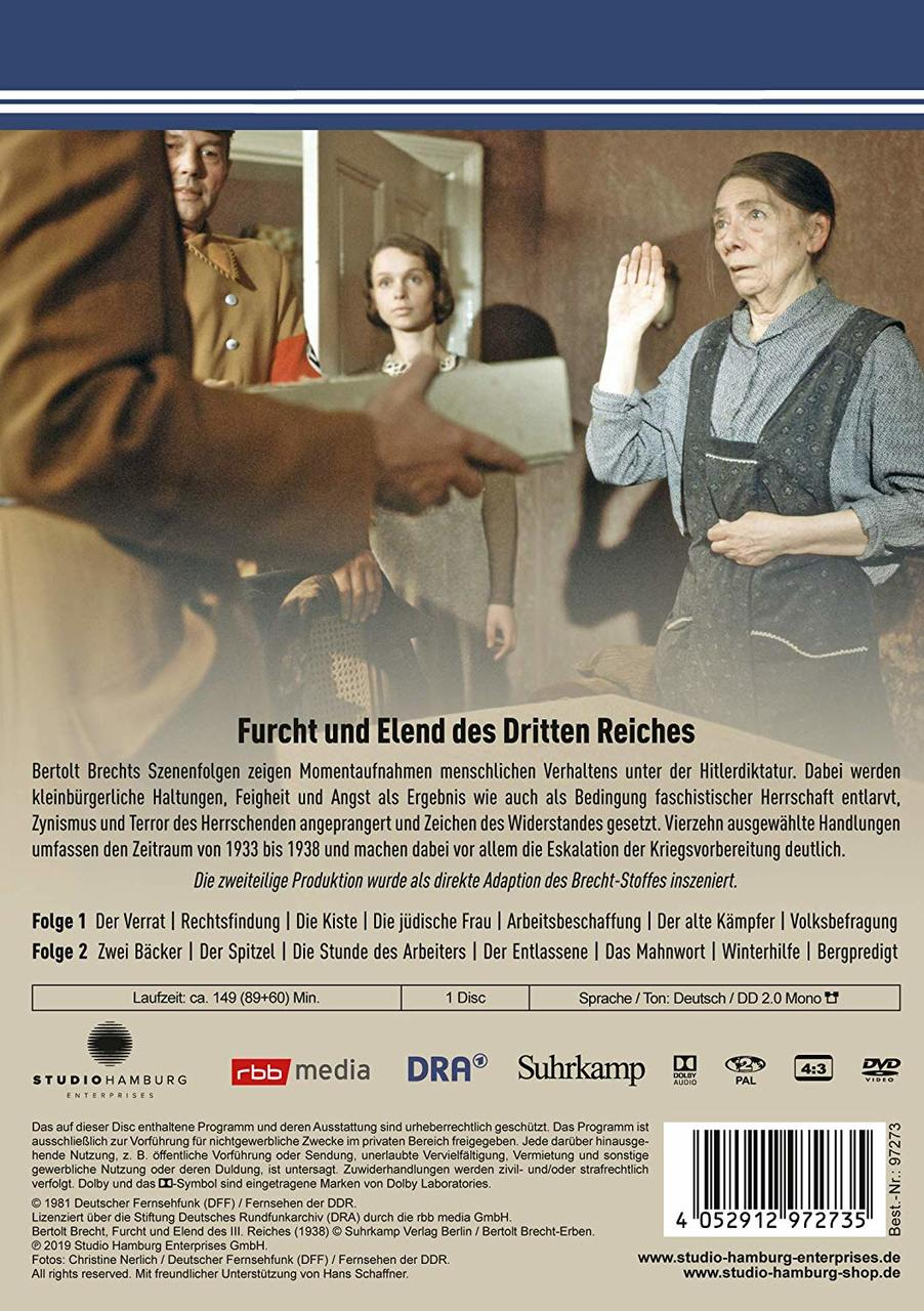 Furcht und Elend des Dritten Reiches DVD