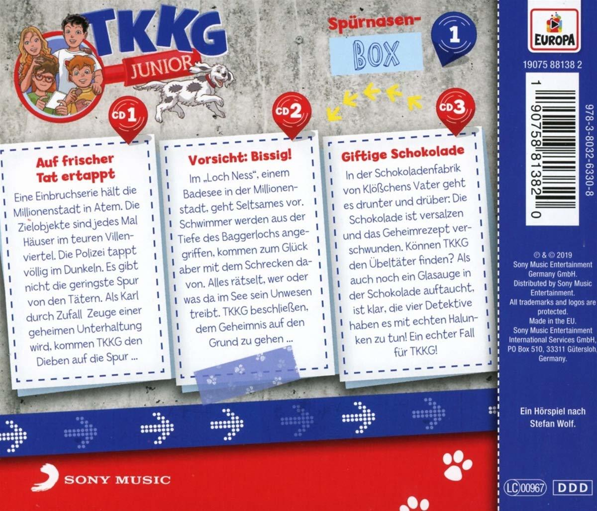 Tkkg Junior - 001/3er-Box (Folgen 1,2,3)  - (CD)