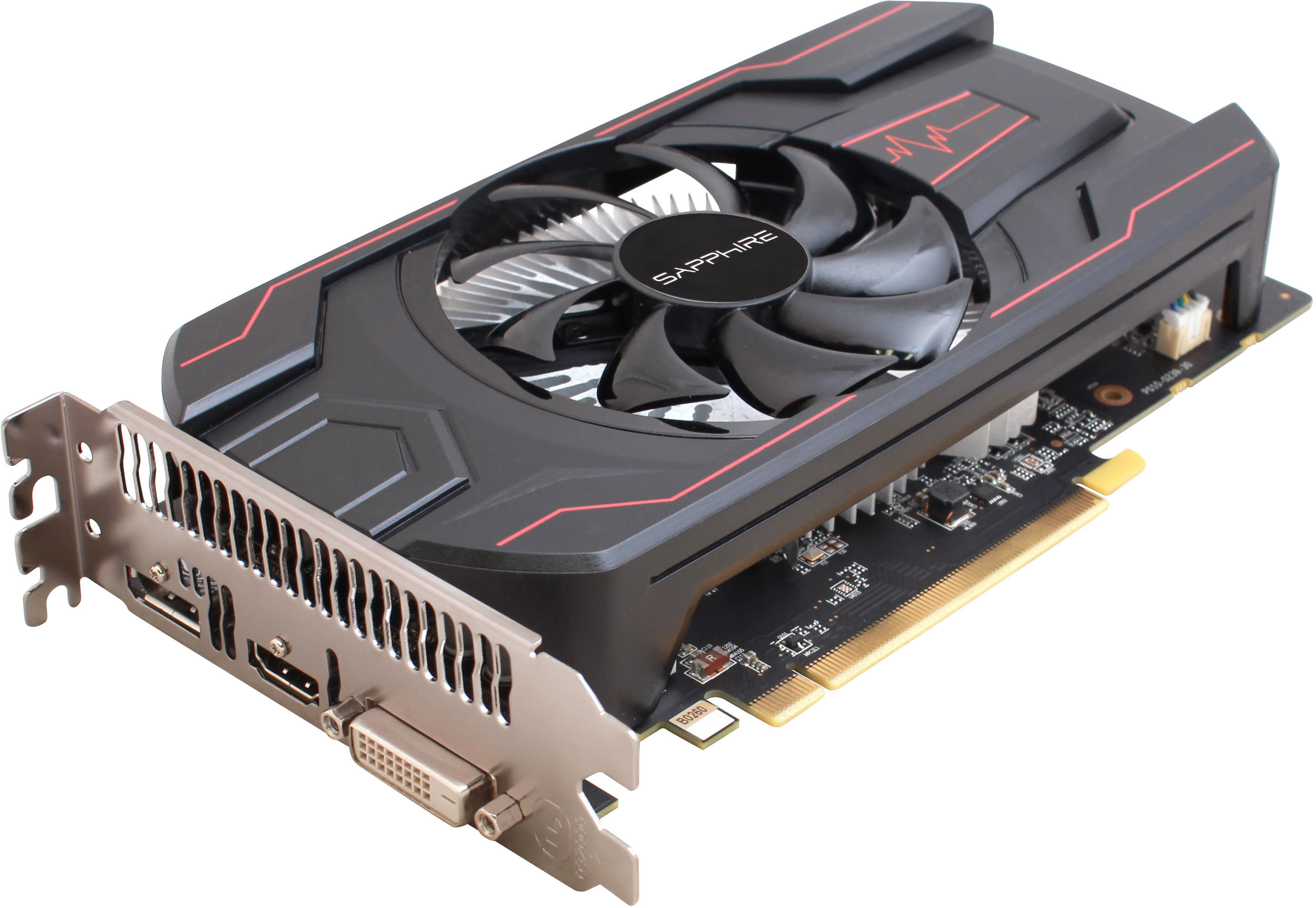 SAPPHIRE PULSE RX 560 2GB (11267-22-20G) (AMD, Grafikkarte)
