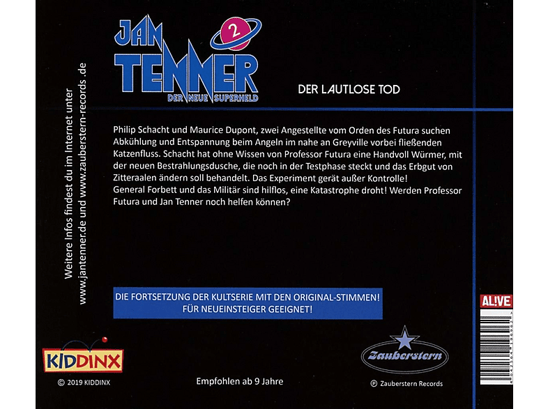 Thumbnail - Jan Tenner - Der lautlose Tod (02) (CD)