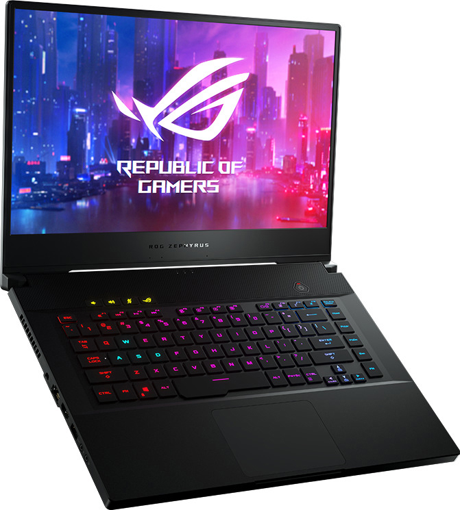 ASUS ROG Zephyrus S   (GX502GW-AZ067R) - 15,6 Zoll - Intel® Core™ i7 i7-9750H - 16 GB - 512 GB - NVIDIA GeForce RTX™ 2070 - Windows 10 Pro (64 Bit)