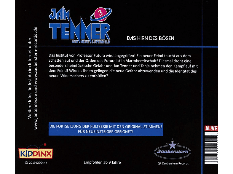 Thumbnail - Jan Tenner - 003 HIRN DES BÖSEN (CD)