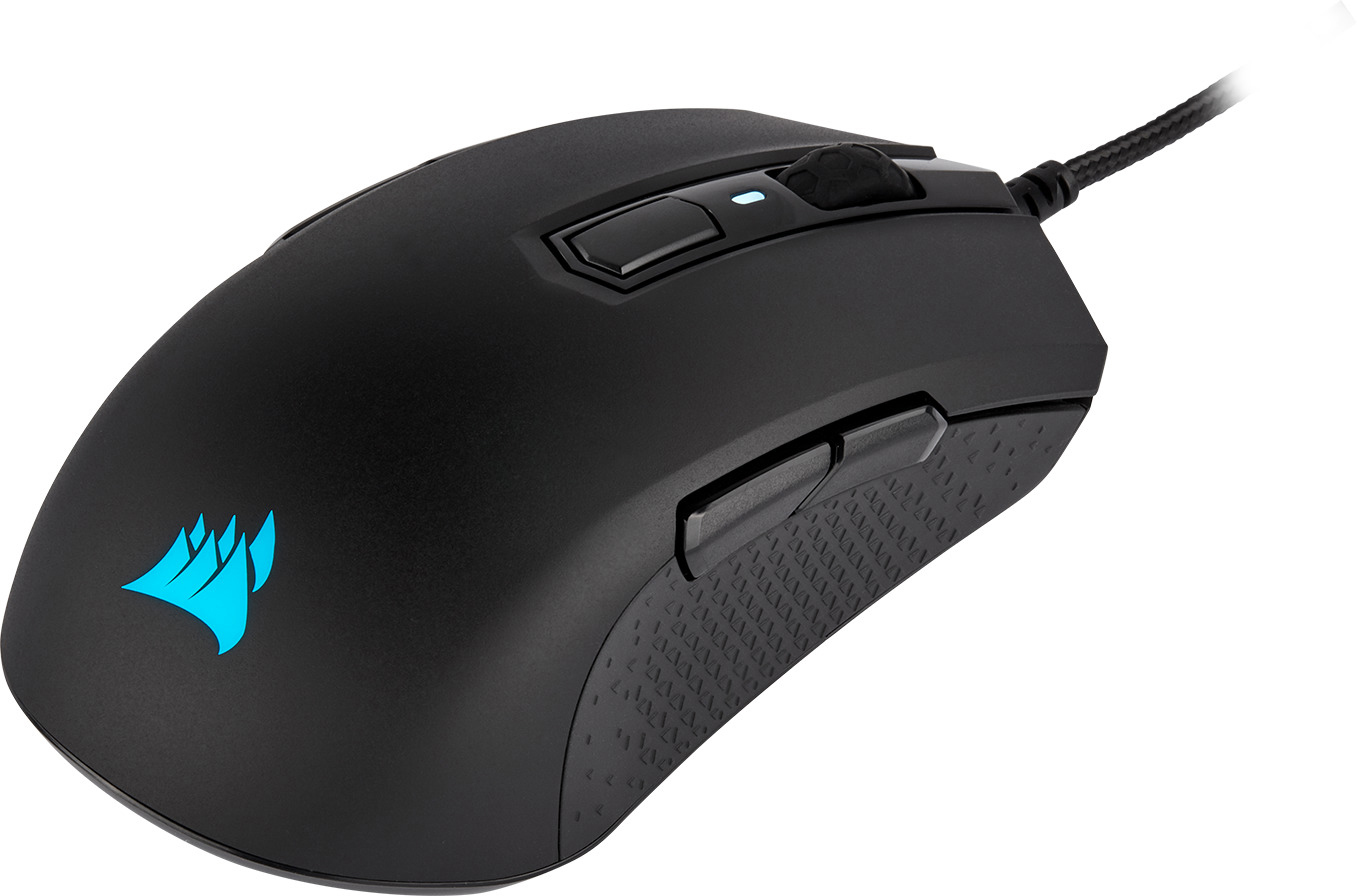 CORSAIR 3in1 Gaming Bundle (K55+M55 RGB Pro+MM300), Gaming Tastatur, Maus & Mauspad, Rubberdome, kabelgebunden, Schwarz