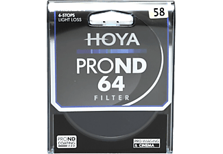 HOYA ND64 Pro 58mm - Filtro grigio (Nero)