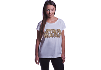 Star Wars - Fuzzy Logo Ladies, női - XL - póló