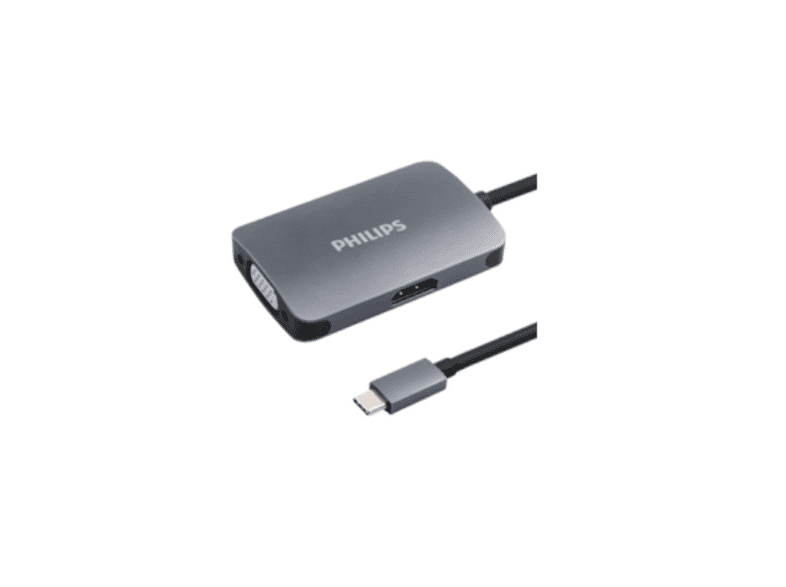 Philips Type C Aluminyum Kaplama 2 Port Usb C Docking Diger Laptop Aksesuarlari