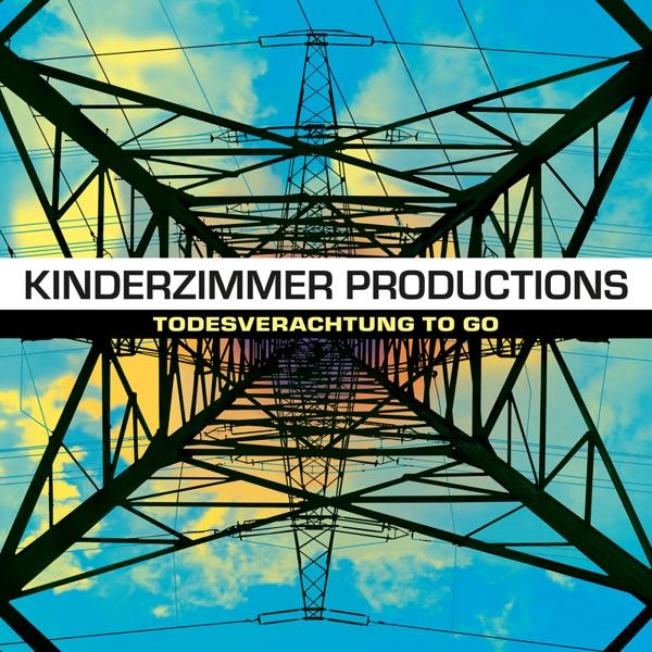 Albumcover mit Stromleitungen vor Himmel. Text oben und unten, in Weiß und Gelb.
