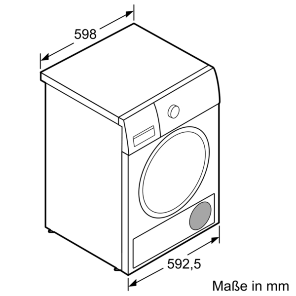 BOSCH WTG86402 Kondensationstrockner (9 kg, B, Weiß)
