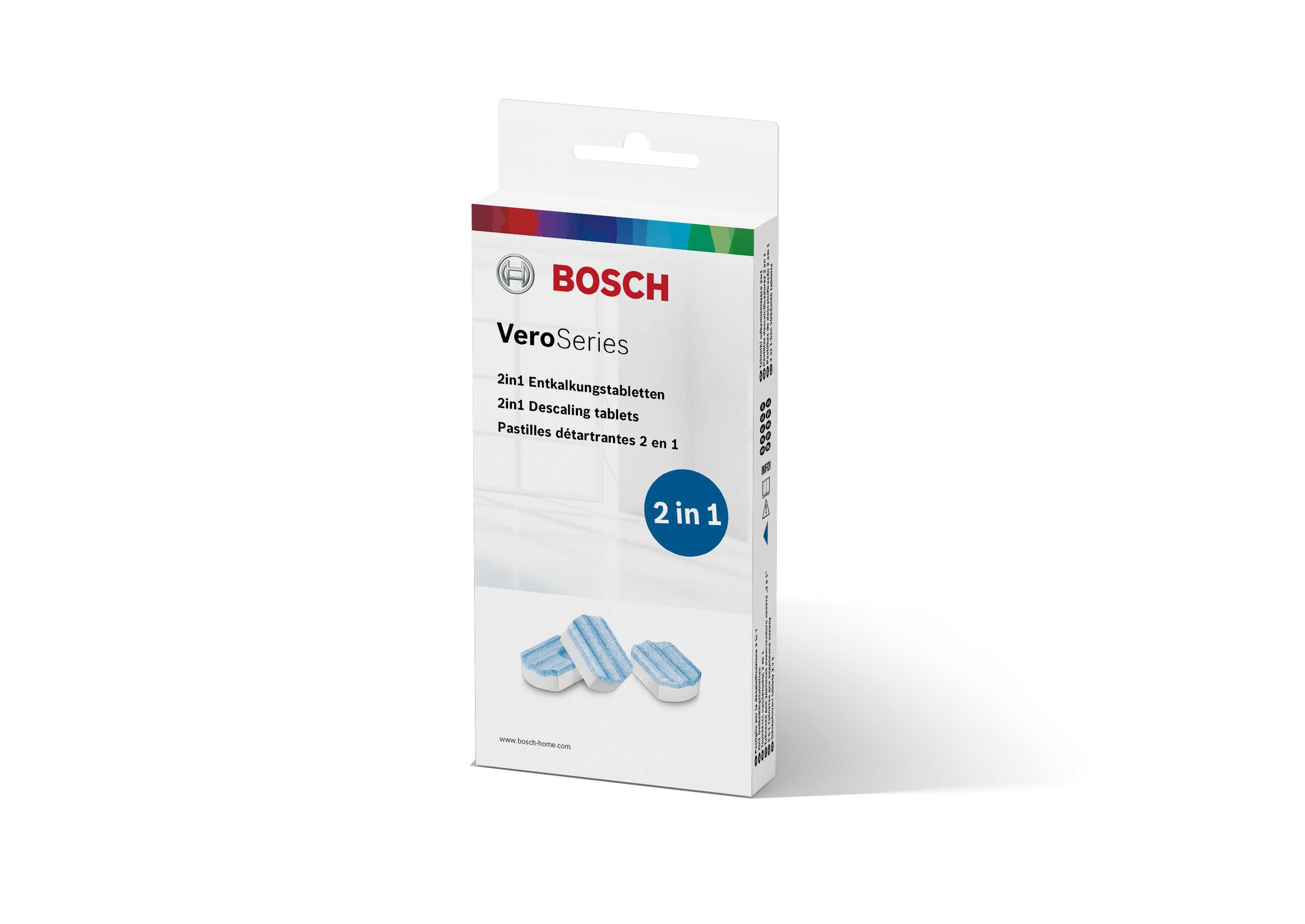 BOSCH TCZ9002A Entkalkungstabletten Weiß/Blau