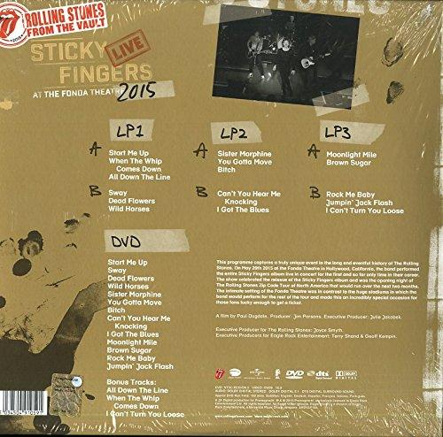 The (LP 2015 Vault: (DVD+3LP) Video) DVD Rolling Stones Live Sticky - Fingers + The From -