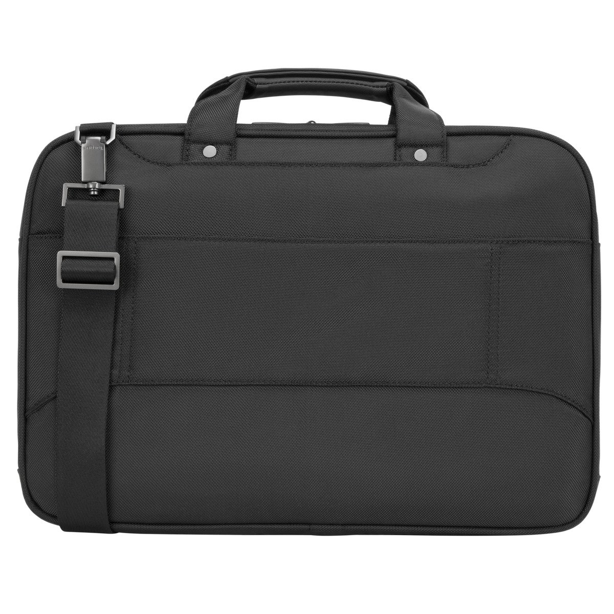 TARGUS Corporate Traveler Notebooktasche Aktentasche für Universal Strapazierfähiges ballistisches Nylonobermaterial nach Militärstandard 1680D – wasser- und verschleißfest, Schwarz
