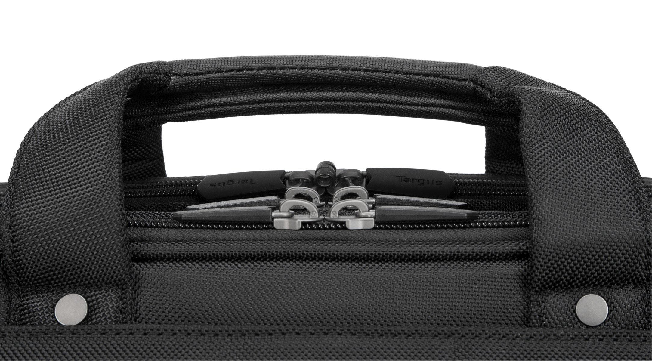 TARGUS Corporate Traveler Notebooktasche Aktentasche für Universal Strapazierfähiges ballistisches Nylonobermaterial nach Militärstandard 1680D – wasser- und verschleißfest, Schwarz