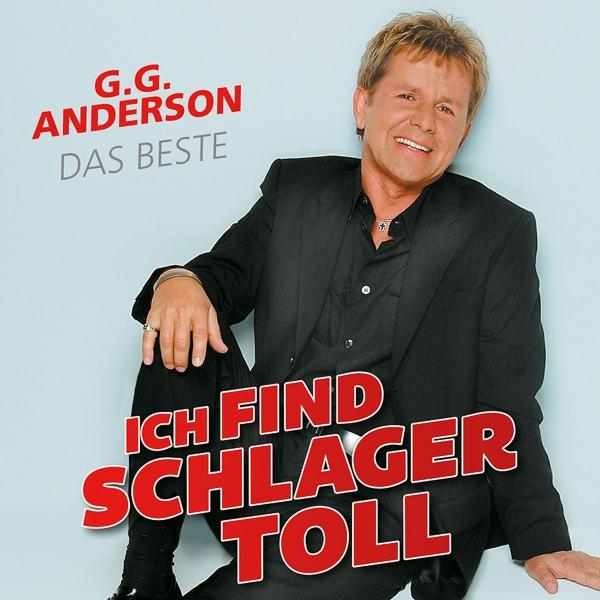Albumcover mit G.G. Anderson. Text: Ich Find' Schlager Toll. Mann lächelt.